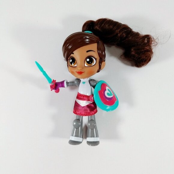 Nella The Princess Knight Doll, Style Me Knight Nella 2 In 1 Shield & Comb - Picture 1 of 2